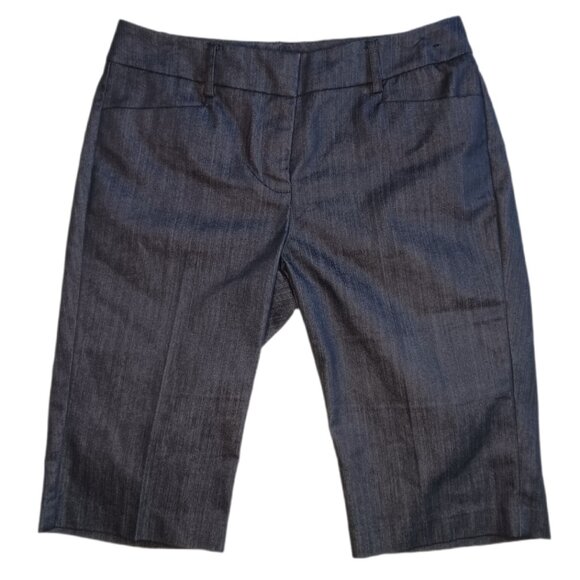 7th Avenue New York and Company Womens Shorts Size 2 Blue with Pockets - Picture 1 of 9